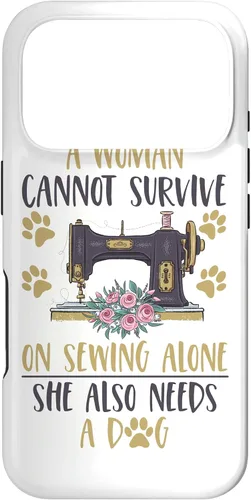 Vista 29 de Funda divertida para iPhone 11, para amantes de la máquina de coser