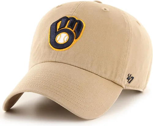 Vista 14 de 47 Brand MLB Primary Logo Clean Up Adjustable Strap Baseball Dad Hat Cap, Adult
