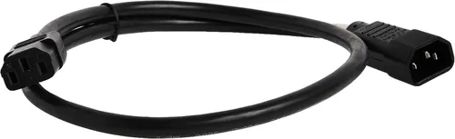 Vista 3 de TRIPP LITE P005-003 Cable de extensión de alimentación resistente 15A 14AWG C14 a C13, 3 pies, color negro