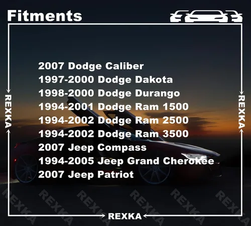 Vista 3 de Rexka 10 clips de tuerca de retención de rejilla de capó compatibles con Chrysler 6503339 Calibre, brújula, Dakota, Durango, Grand Cherokee