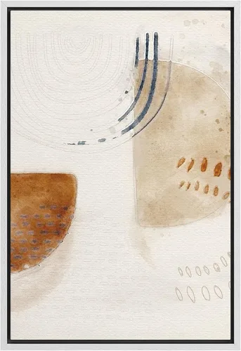 Vista 6 de SIGNFORD Lienzo enmarcado para pared, acuarela pastel, rosa, puesta de sol, nube, naturaleza, ilustraciones de área silvestre, arte moderno