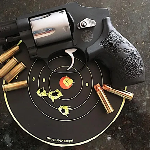 Vista 3 de Crimson Trace LG-105 Lasergrips para Smith & Wesson J-Frame (tope redondo) Revólveres