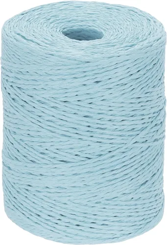 Vista 12 de PATIKIL Hilo de rafia de algodón natural de 328 yardas, cinta de papel de Negro