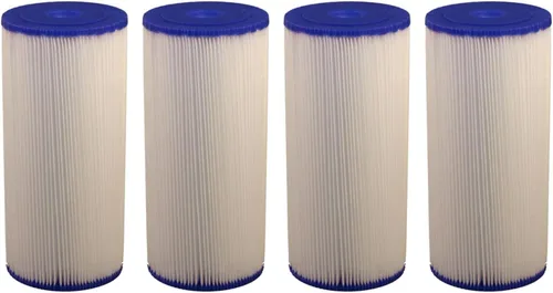 Vista 20 de Tier1 Filtro de agua de 30 micras de 10 x 4.5 pulgadas Cartucho de sedimento plisado de poliéster para toda la casa Reemplazo para filtro