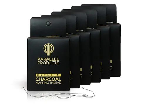 Vista 9 de Parallel Products - Cuerda de mapeo de cejas premium para microblading - Pre-entintada - Hilo de carbón de 0.039 in - Suministros esenciales