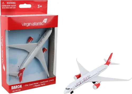 Vista 10 de Avión de Juguete Daron Jet2 Individual – Modelo de Avión de Metal Fundido con Piezas de Plástico Licenciado Oficialmente, Ruedas Giratorias, Librea