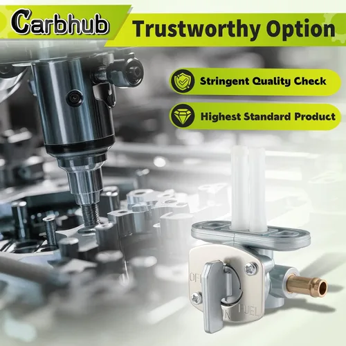 Vista 7 de Carbhub 4DP-24500-01 Válvula de apagado del interruptor del petcock de combustible del tanque de gasolina para Yamaha YZ80 YZ85 YZ250F YZ400F YZ426F