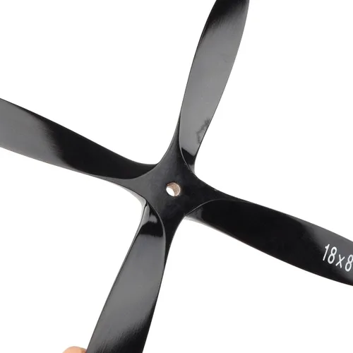 Vista 6 de 4Blade RC Propeller 18×8 Beech Wood RC Plane Propeller for Gasoline Engine Airplane