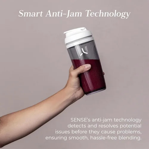 Vista 3 de Promixx Licuadora inalámbrica inteligente SENSE, color blanco