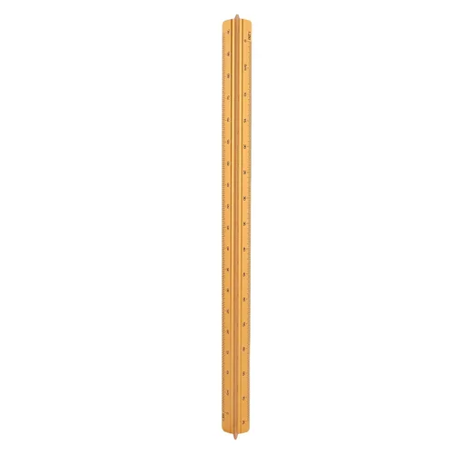 Vista 4 de Aluminum Architectural Scale Ruler, 30cm Concave Design (Gold)