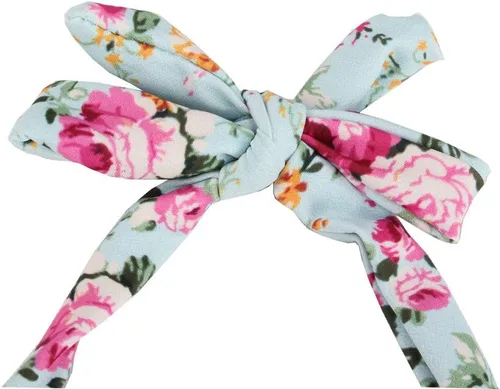 Vista 7 de China Rose 50's Floral Ruffles Mamelucos Vestido Sin Respaldo Traje De Baño Traje De B Azul/claro