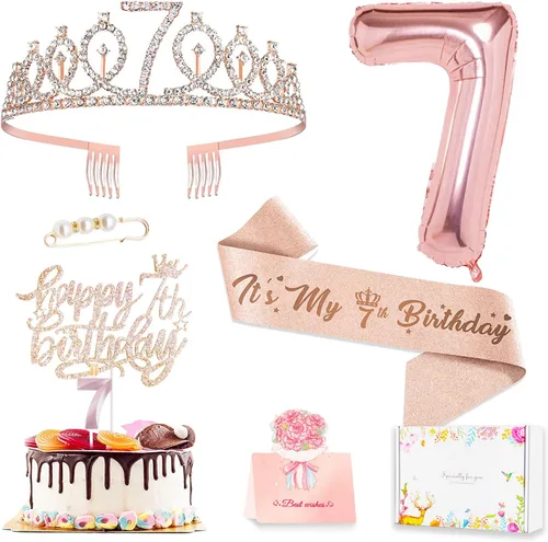 Vista 24 de Decoraciones de cumpleaños número 10 para niña, juego de velas con forma de corona 10º