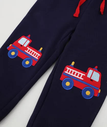Vista 6 de LOKTARC Paquete de 2 pantalones deportivos de algodón con cordón para niños