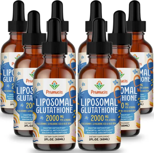 Vista 9 de Líquido de glutatión liposomal 2000MG, L-glutatión de forma activa, 2 onzas