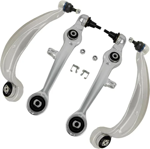 Vista 149 de Detroit Axle - 4 piezas de brazos de control traseros para Ford C-Max, Focus, Mazda 3 5, Volvo C30, C70, S40, V50, 4 brazos de control superiores e