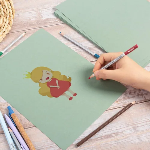Vista 3 de 50 hojas de cartulina de papel grueso de 8 1/2 x 11 pulgadas, tarjetas coloridas para manualidades, tarjetas, invitaciones, suministros de álbumes