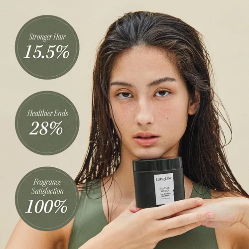 Vista 3 de LONGTAKE Mascarilla capilar Core Bonding - Control de enlaces y relleno interno de proteínas con péptidos, control del encrespamiento, cuidado