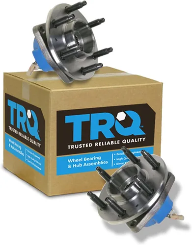 Vista 104 de Conjunto de rodamiento de rueda delantera de 2 piezas y buje TRQ Compatible con Pontiac Solstice 2006-2009 Saturn Sky 2007-2010