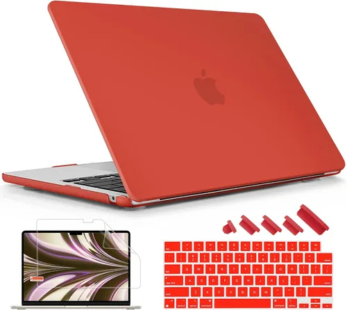 Vista 9 de Funda rígida de plástico compatible con MacBook Air de 15 pulgadas M3 A3114 M2 A2941 Releae 2024 2023, funda rígida de plástico con cubierta