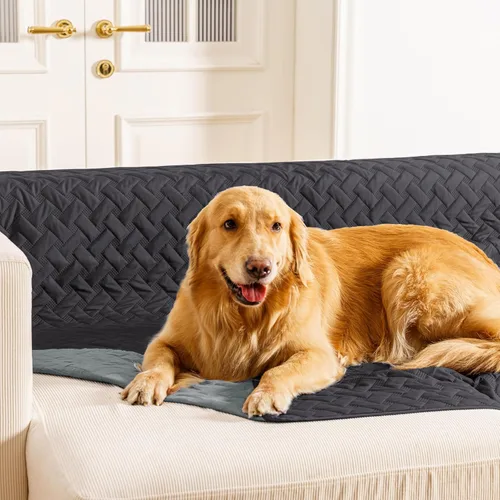 Vista 17 de gogobunny Manta impermeable 100 % de doble cara para perro, funda suave para mascotas, reversible, protege muebles, sofá, auto para cachorros, gatos