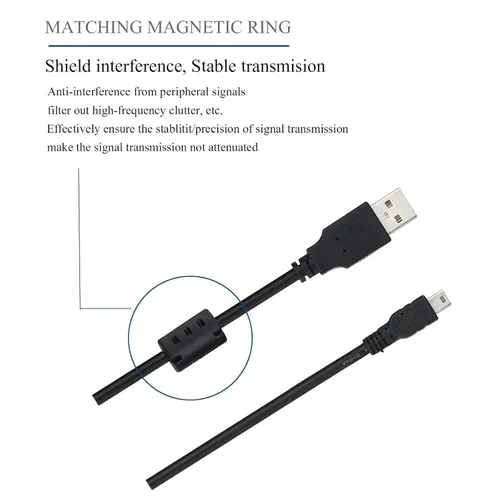 Vista 3 de Cable USB UC-E4, compatible con Nikon D610 D2 D3 D3X D100 D90 D80 D70S D70 D60 D50 D40 D40X D200 D300 D3000 D3100S D3100 D7000 D700 0 cable