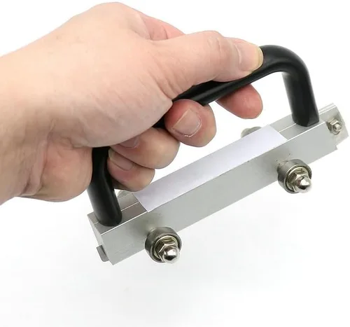 Vista 6 de Rollo de plástico de PVC Deportes Piso ranura cortador rueda ranurado manual ranurado cuchillo vinilo piso Groover Herramientas de construcción