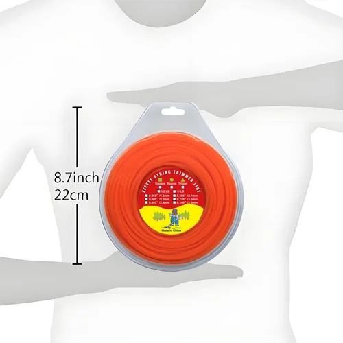 Vista 2 de . Reemplazo de líneas cuadradas de recortadora de 120 pulgadas para recortadoras naranja, 1 libra
