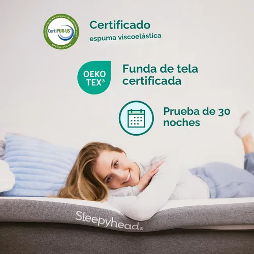 Vista 7 de Sleepyhead Cubrecolchón de gel premium de 2 pulgadas Twin XL, de espuma viscoelástica de gel para camas universitarias, refrescante, alivio de Gel