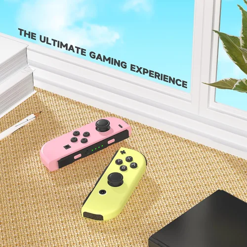 Vista 7 de TOBOOGAM Joy Cons for Switch Controllers,Wireless Left and Right Remote Replacement for Switch Joycons Support Sports Dual VibrationWake-upMotion