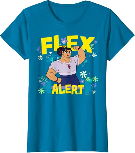 Vista 76 de Disney Encanto Luisa Madrigal Flex Alert Camiseta, Negro