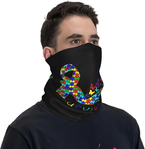 Vista 8 de Pasamontañas para el cuello para adultos, multiusos, protección contra el polvo, el viento, máscara facial, sin costuras, duradera, fina