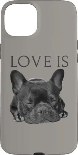 Vista 9 de Funda para iPhone 16 Bulldog Francés para teléfono Frenchie Mom Dad Dog Pet Love Case