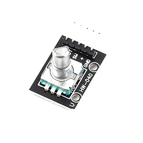 Vista 4 de 2 unids KY-040 360 grados Rotary Encoder Módulo para Arduino Compatible Sensor de Ladrillo Interruptor Desarrollo Junta KY-040 con Pines