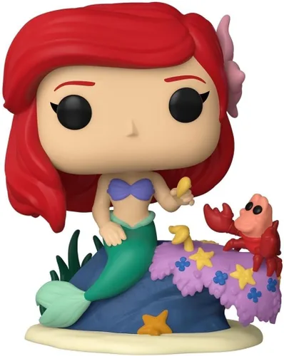 Vista 2 de Funko Pop Disney: Ultimate Princess - Ariel, multicolor, estándar, princesas de Disney, figura de vinilo coleccionable, idea de regalo, producto