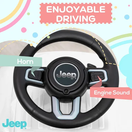 Vista 4 de Aosom Coche de empuje para niños, con sonidos del motor y almacenamiento debajo del asiento, auto deslizante con bocina, juguete para sentarse