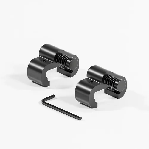 Vista 8 de Kit de herrajes para puerta corrediza de granero de 4 pies para puerta doble, riel de puerta corredera, fácil de instalar, suave y silencioso, se