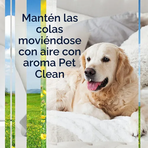 Vista 5 de Recambio automático de ambientador en aerosol, aroma limpio para mascotas, 6.2 onzas (paquete de 4)