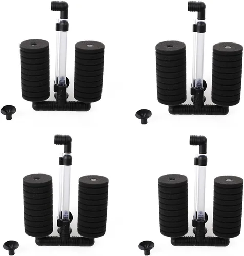 Vista 10 de XY-2822 Bomba de aire Filtro de agua de doble esponja para acuario (paquete de 1)