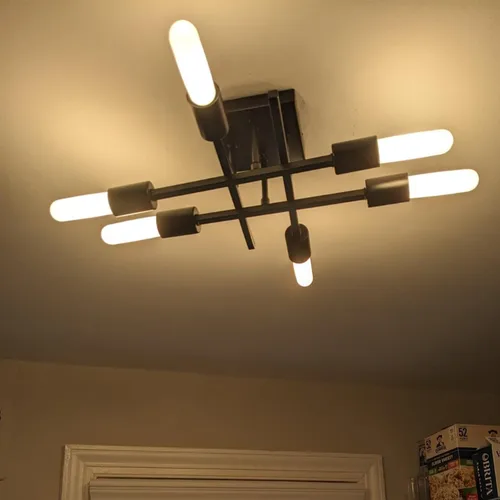 Vista 9 de Leools Bombilla LED esmerilada T10, bombilla LED tubular regulable E26, 8 W igual a 60 W, 3000 K, blanco suave, CRI90+, 600 lm, base E26