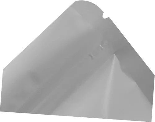 Vista 5 de 100 bolsas resellables con cremallera aluminizadas con soporte de ventana transparente, bolsa de almacenamiento para frutos secos, semillas de té
