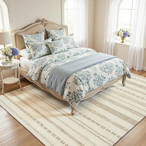 Vista 344 de jinchan Alfombra marroquí de pasillo 2x6 - Alfombra de pasillo lavable a máquina para cocina, alfombra moderna geométrica suave de pelo bajo