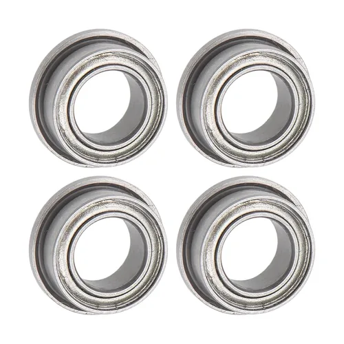 Vista 15 de uxcell Rodamiento de bolas con brida FR8ZZ, 4 rodamientos de brida ABEC1 de doble blindaje de acero cromado de 1/2 "x 1 1/8" x 5/16 pulgadas
