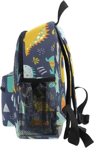 Vista 4 de Mochila con bonito dinosaurio, preescolar, guardería, de viajes, para niña y niño, Multi, talla única, Viajar