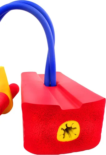 Vista 9 de Kidoozie Puente de espuma Pogo - Juego en interiores y exteriores - Fomenta un estilo de vida activo - Hace sonidos chirriantes, capacidad de 250