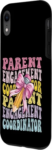 Vista 2 de iPhone XR Parent Engagement Coordinator Family Liaison Back to school Case