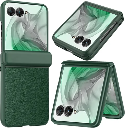 Vista 22 de NINKI Funda para Motorola Razr 60 Ultra con protector de pantalla integrado, protección de bisagra a prueba de golpes, resistente, ultra delgada