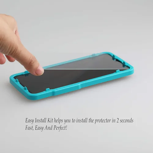 Vista 3 de Ibywind Protector de pantalla para OnePlus 7, 2 unidades, con protector de lente de cámara, protector de piel de fibra de carbono trasero, incluye