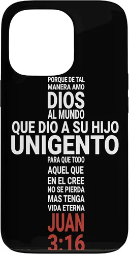 Vista 10 de Juan 3:16 Biblia Cristiana - Funda para iPhone 17