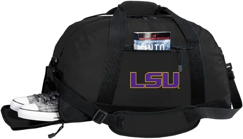 Vista 72 de Texas A&M Bolsa de lona - Texas A&M Aggies - Bolsas de gimnasio con bolsillo para zapatos, Negro