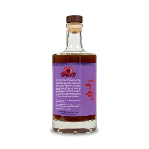 Vista 9 de Philters Wiski sin alcohol, alcohol de whisky a prueba cero, bebida alternativa hecha en Estados Unidos, todos los sabores naturales, 25 onzas